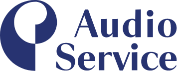 Das Logo von Audioservice